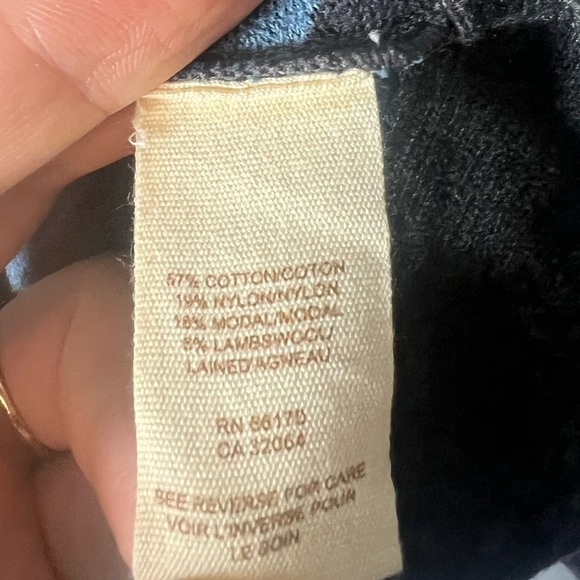 Free People Chevron Stripes Gray w/Purple Long Sleeve Top Small - Picture 5 of 7